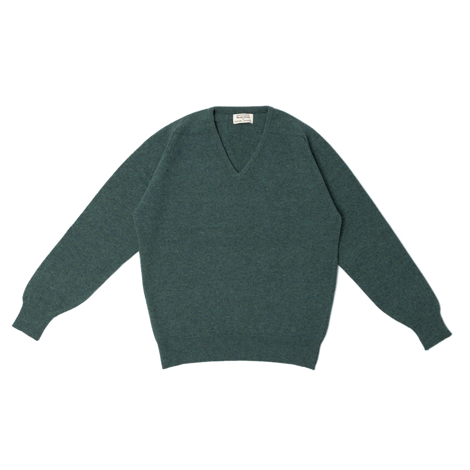 Sweater "Leven Vee" made of pure Geelong Lambswool - 2 Ply